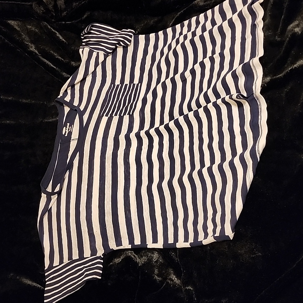 Striped boyfriend t